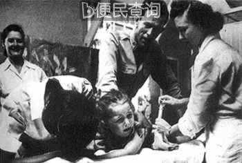 美国索尔克博士制成小儿麻痹症免疫新疫苗